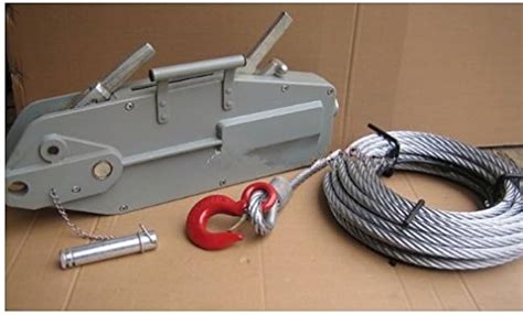 Source Tractel Tirfor Lever Operated Wire Rope Winch On