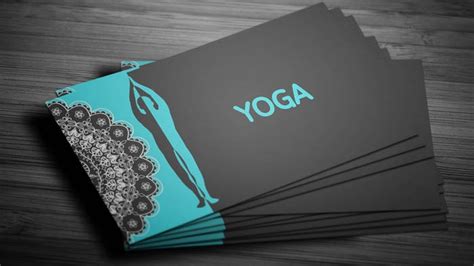 Stand Out With These Inspiring Yoga Business Card Ideas Zapped