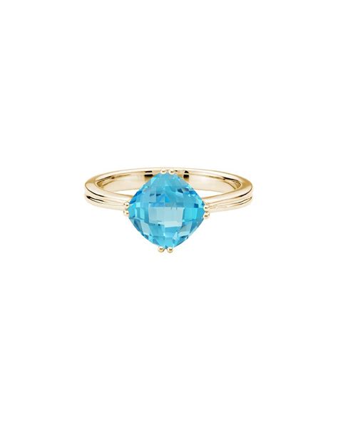 Buy Gemstones 14k 2 60 Ct Tw Swiss Blue Topaz Ring Nocolor At 49