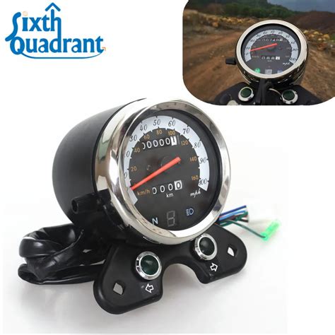 Odometer Speedometer Tachometer Km H Mph Instrument Assembly For Honda