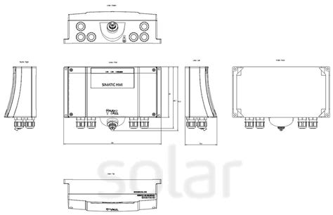 Simatic Hmi Connection Box Advanced For Mobile Panels Mounted On Wall