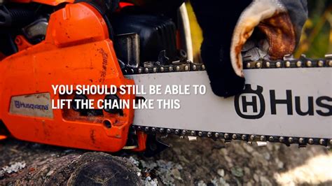 How To Tension A Chainsaw Chain Youtube