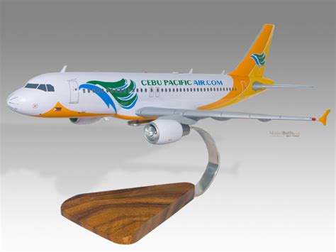 Airbus A320 Cebu Pacific Model Modelbuffs Custom Made Mahogany Models