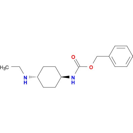 1R 4R 4 Ethylamino Cyclohexyl Carbamic Acid Benzyl Ester 10 087687