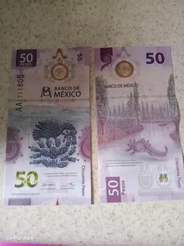 Billete De 50 Pesos Sin Circular De Ajolote 2021 En Venta En