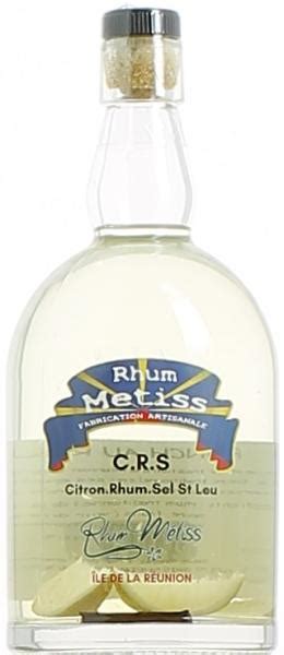 Reuni Rhums Rhum Metissnou La Arrangé Crs Citron Rhum Sel De Saint Leu Rhum Arrangé Avec