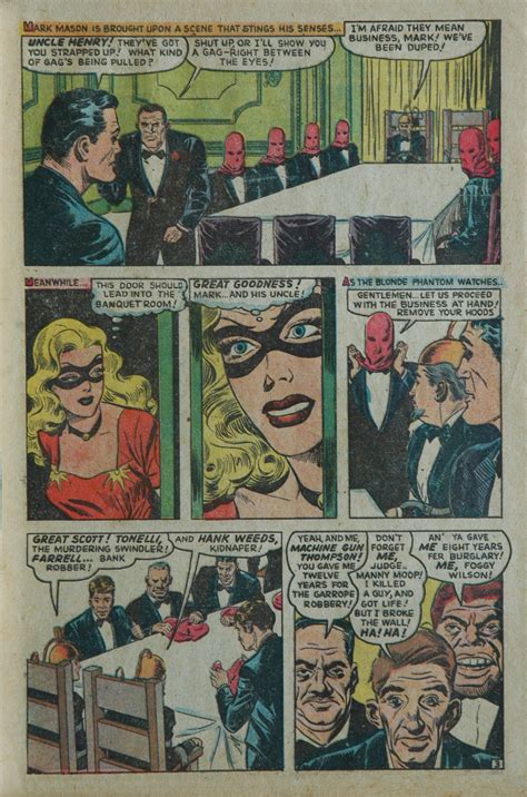 Read Online Blonde Phantom Comics Comic Issue