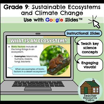 Sustainable Ecosystems For Google Slides Grade 9 Science SNC1W