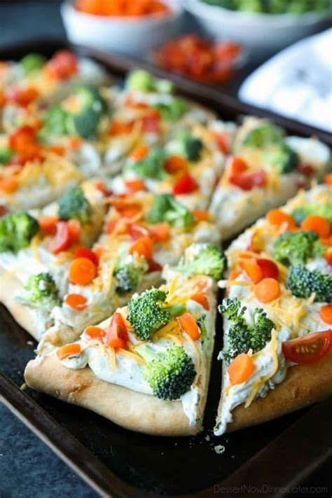 This Cold Vegetable Pizza Is The Ultimate Party Appetizer For Summer