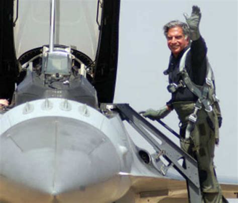 Ratan Tata Takes Off On F Fighter Jet India News Times Of India