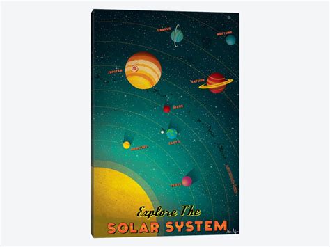 Solar System Canvas Art Print by IdeaStorm Studios | iCanvas