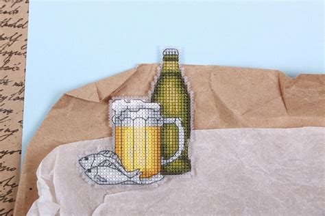 Beer Magnet Cross Stitch Kit Code 8 498 Klart Buy Online On Mybobbin