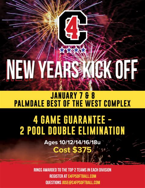 New Years Kick Off Palmdale Ca January C Fastpitch