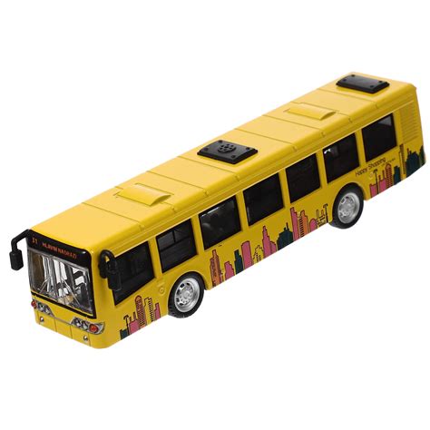 Simulation City Bus Model Pull Back Bus Toy Car Toy Vehicles Toy for ...