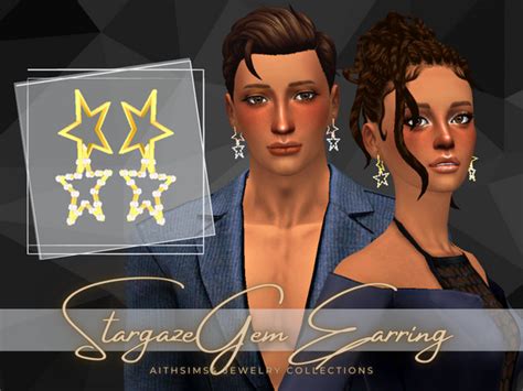 The Sims Resource Stargaze Gem Earring