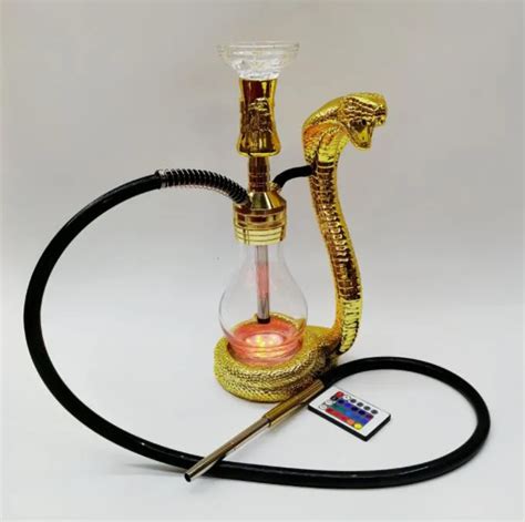 Dropshipping Arabic Acrylic Hookah Set With Chicha Bowl Water Pipe Glass Bong And Cobra