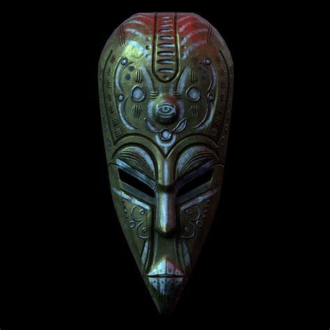 3d African Mask Turbosquid 1772473