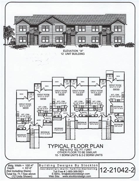 24 Unit Apartment Building Floor Plans | Viewfloor.co