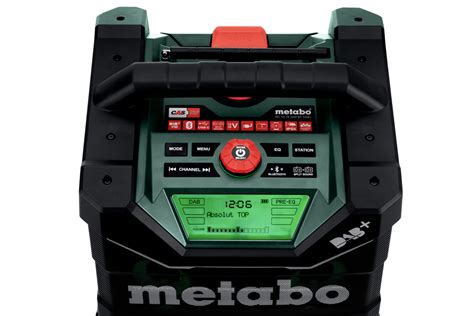 RC 12 18 32W BT DAB 600779190 Cordless Worksite Radio Metabo Power