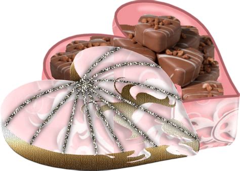 Tube Chocolats De La St Valentin Boite En Coeur Png