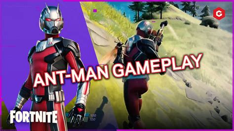 Ant Man Gameplay Fortnite Ant Man Skin Bundle Youtube