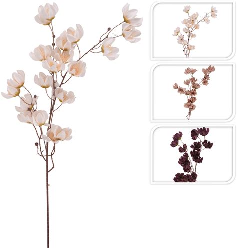 H S Magnolia Bloem Tak 96Cm 3Ass AVRI Bloem En Tuincentrum