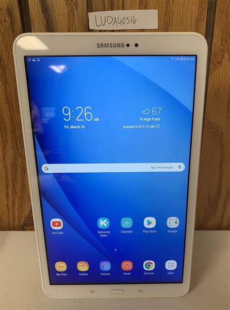 Samsung Galaxy Tab A 10 1 2016 Wi Fi White 16gb 2gb Sm T580