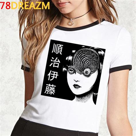 Junji Ito Tomie Shintaro Kago Girl Clothes Tshirt Male Grunge Aesthetic