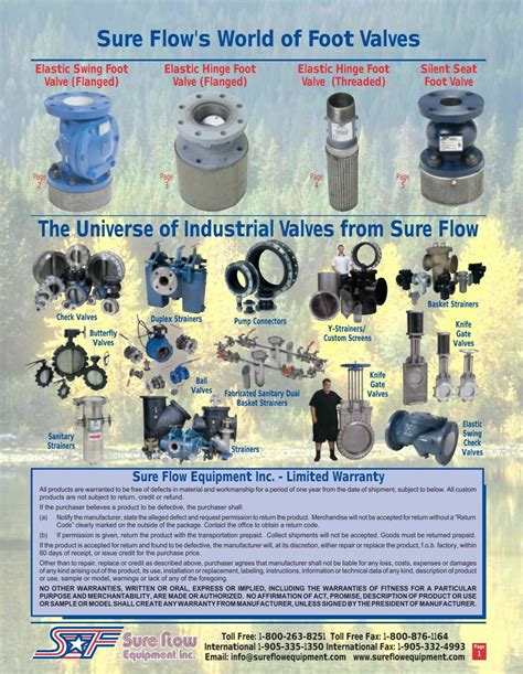 Sure Flow S World Of Foot Valves Bay Port Valve Fitting