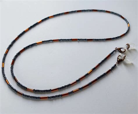 Eyeglass Chain Bohemian Eyeglass Chain For Readers Or Sunglasses Beaded Eyeglass Chain Safety