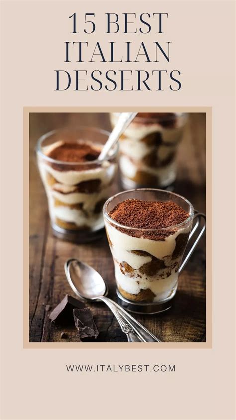 15 Best Italian Desserts - Traditional Italian Desserts