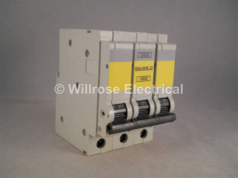 Square D Qoe Mcb Triple Pole Phase Breaker Type C Flickr