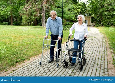 Elderly People Walking