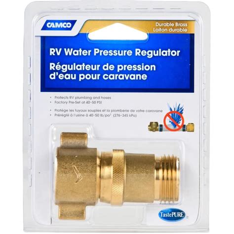 Camco Brass Rv Water Pressure Regulator Home Hardware