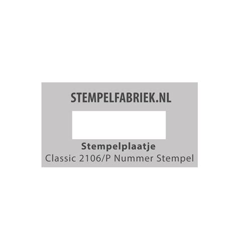 Tekstplaatje Colop Classic 2106 P Kantoorstempels Nl