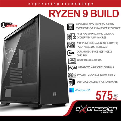 RYZEN 9 PC BUILD WITH AMD RADEON GRAPHICS > Custom Built PC ...