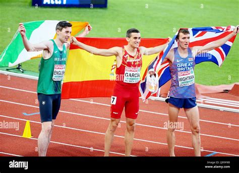 Mark English Of Ireland Bronze Medal Mariano Garcia Of Spain Gold