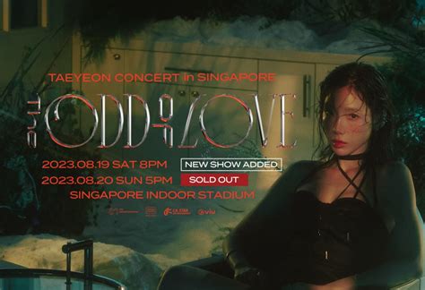 Taeyeon Concert Odd Of Love Singapore Aug Cat Tickets