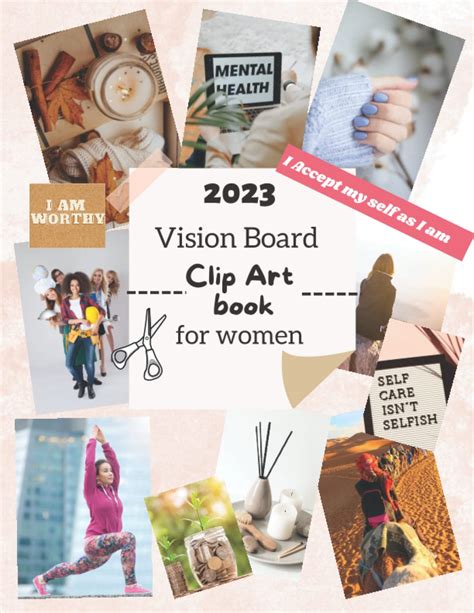 Amazon 2023 Vision Board Clip Art Book For Women The Ultimate