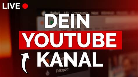 Live Dein Youtube Kanal Analysieren Ich Bewerte Youtube Kan Le