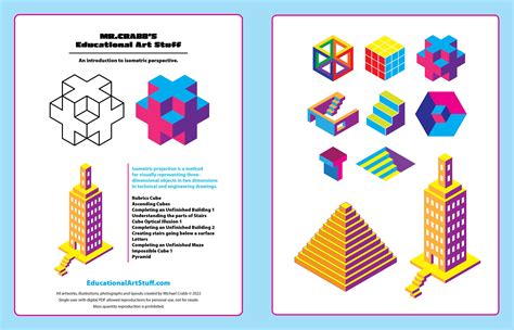 Isometric Drawing Exercises Etsy Canada