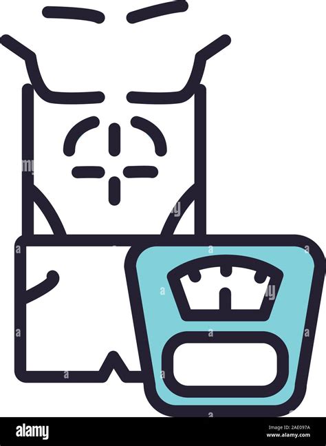 Fat Man Scales Stock Vector Images Alamy