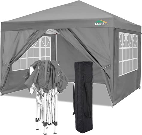 Amazon De COBIZI Pavillon Faltpavillon 3x3 Wasserdicht Stabil