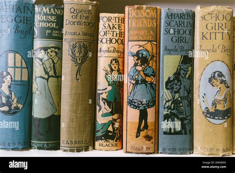 Vintage Book Spines Hi Res Stock Photography And Images Alamy