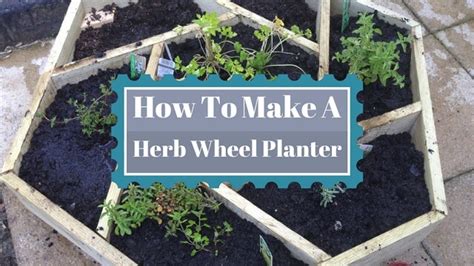 A Herb Wheel Planter Thehomesteadingboards