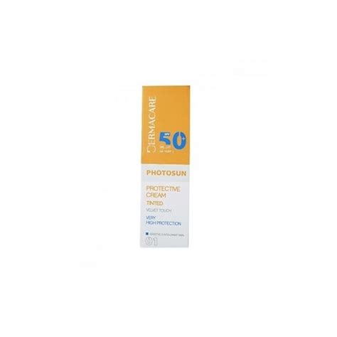 DERMACARE PHOTOSUN CRÈME TEINTE PROTECTRICE 01 SPF50 PEAUX NORMALES A