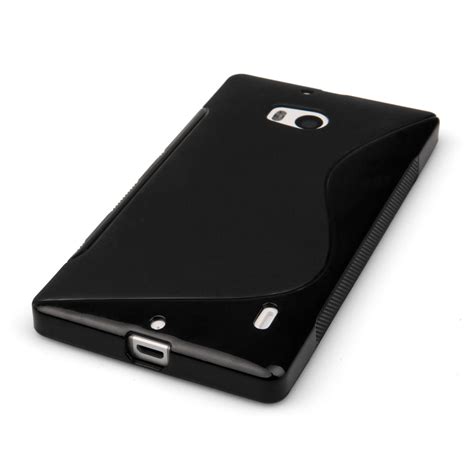 Caseflex Nokia Lumia Silicone Gel S Line Case Black