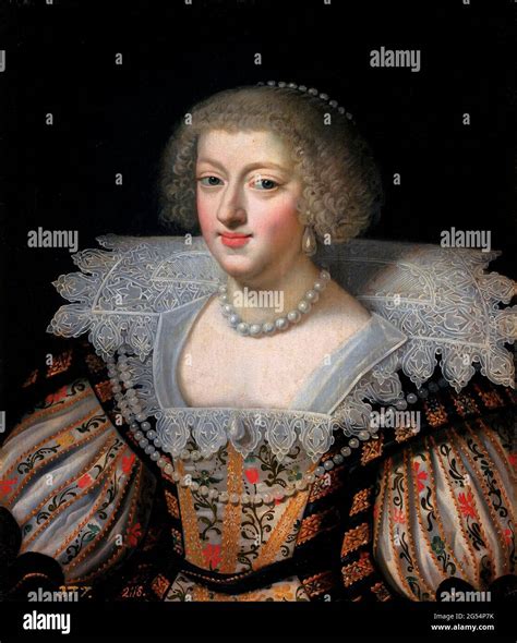 Anne of Austria. Portrait of the wife of Louis XIII, Anne of Austria ...