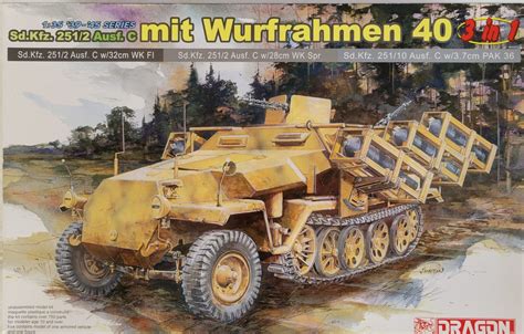 Dragon Sd.Kfz.251/2 Ausf C Wurfrahmen 40 3 in 1 1/35 Ray - Charlies ...