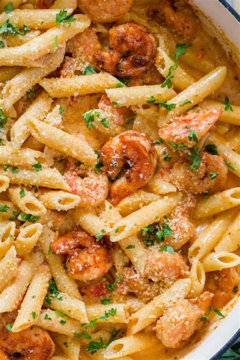 Creamy Cajun Shrimp Pasta - NatashasKitchen.com